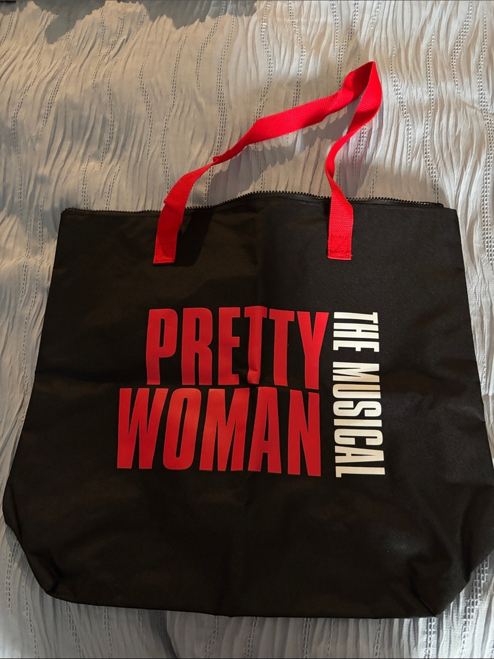 Pretty Woman The Musical Black & Red Tote Bag